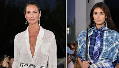 Modeling Duo Christy Turlington and Grace Burns Had the Cutest Mother-Daughter Runway Moment at Ralph Lauren