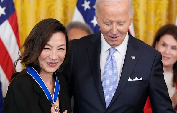 Biden awards the Medal of Freedom to Nancy Pelosi, Medgar Evers, Michelle Yeoh and 15 others