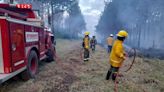 Bomberos de Reconquista multiplican esfuerzos para apagar incendios forestales en el norte