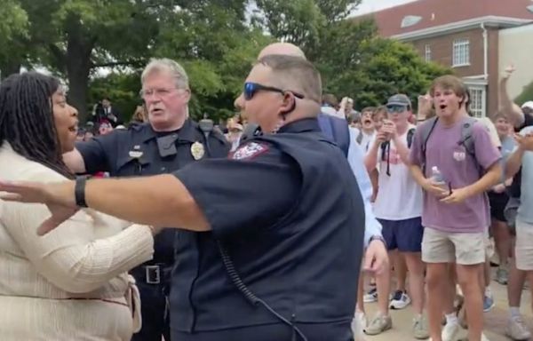 Clip of Ole Miss student making racist gestures at Black woman played at RNC sparks backlash