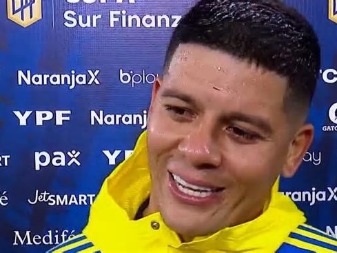 La reacción de Marcos Rojo al enterarse en vivo que Boca Juniors enfrentará a River Plate