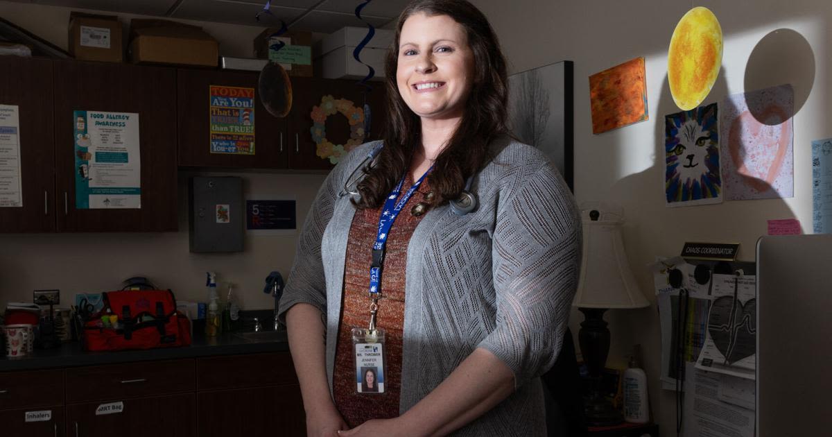 Heart of Health Care: School nurse recognized for her passion and dedication to student health