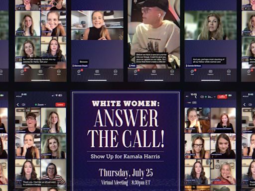 'Karens for Kamala?' Inside the White Women Zoom Call for Harris