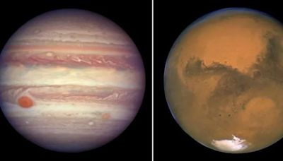 Marte y Júpiter darán un espectáculo celestial esta madrugada: se verán casi como un mismo planeta