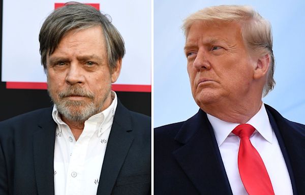 Star Wars' Mark Hamill under fire over Donald Trump message