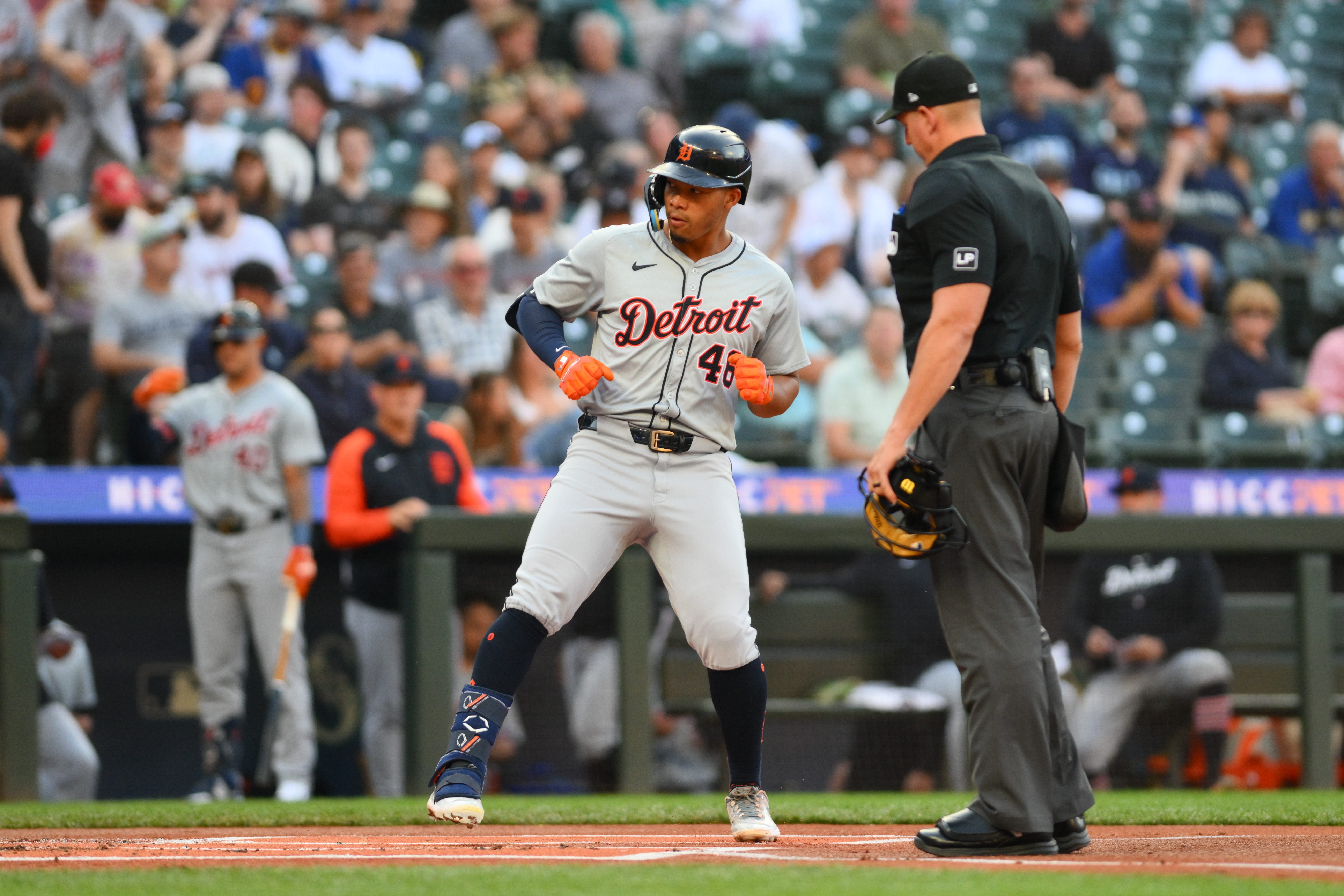 Detroit Tigers' Wenceel Pérez returns from injured list with confidence to switch-hit