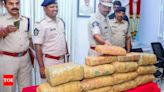 Police seize 23.4 kgs of ganja being smuggled to Chennai from Anakapalli | Amaravati News - Times of India