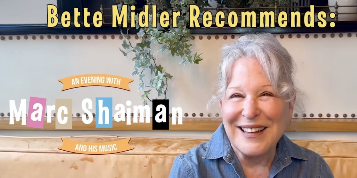 Video: Watch Bette Midler Promote Marc Shaiman's San Diego Concert