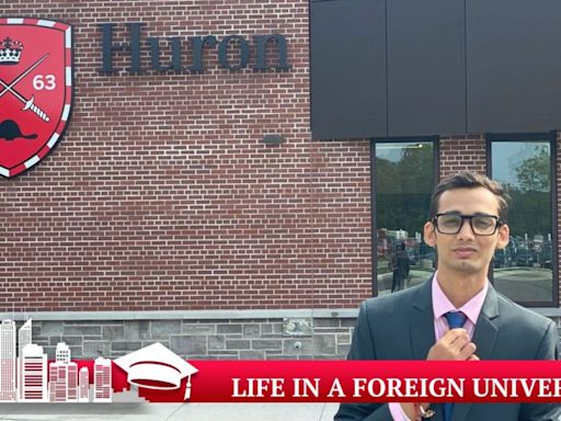 Life in a Foreign University | From DPS school topper to Huron University student council president