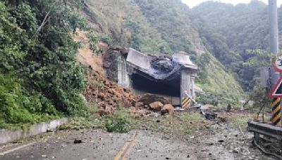 凱米災情未歇 阿里山隧道塌陷 | 颱風 | 落石 | 坍方 | 大紀元