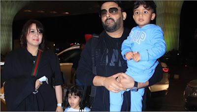 Kapil Sharma's daughter not pleased to see paps at airport. Check her cute reaction