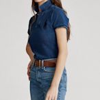 【RL女生館】☆【Ralph Lauren單寧復古仿舊大馬網眼POLO衫】☆【RLG001D6】(XS-S)