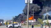 WATCH: Black smoke visible for miles after Sterling warehouse catches fire - WTOP News