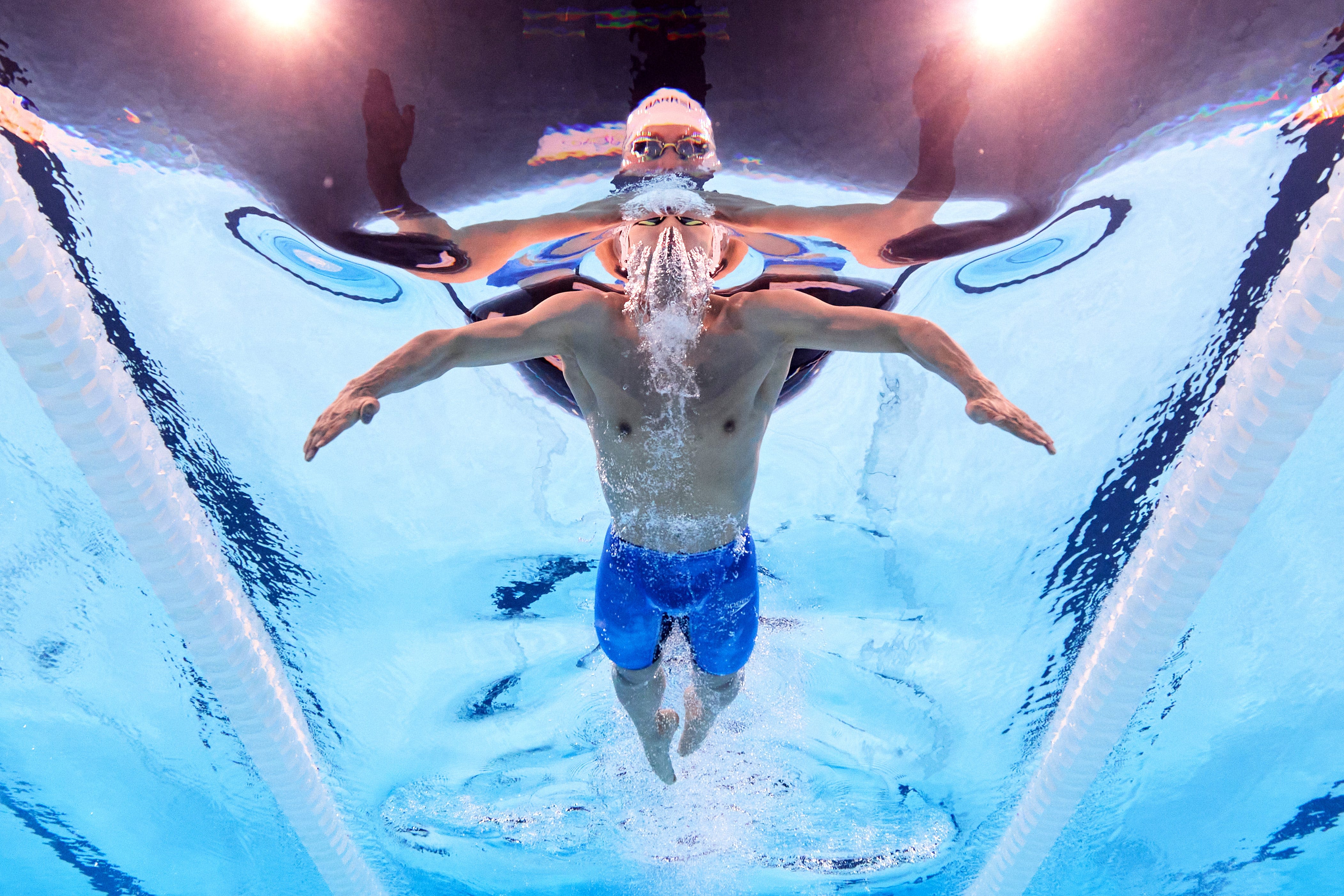 Incredible underwater images from the 2024 Paris Olympics swimming events