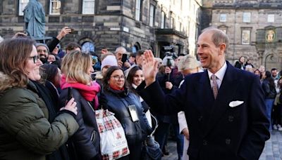 Prince Edward taking over Colonel of the Scots Guards from Duke of Kent