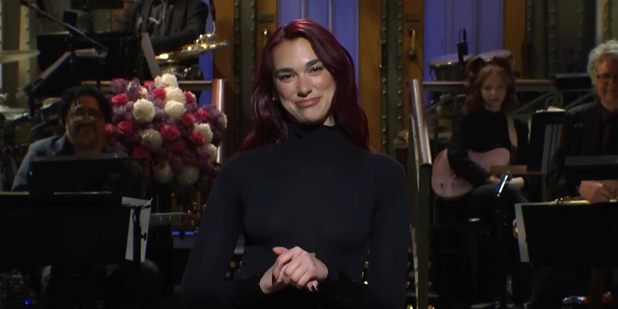 'I gave you the greatest meme of all time': Dua Lipa embraces her meme status as host of 'SNL'