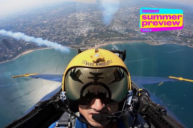 Glen Powell and “Top Gun: Maverick” pilots give exclusive look at “Blue Angels” IMAX doc