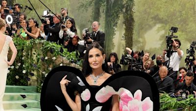 Demi Moore Is as Flawless as a Flower in 3-D Gown at 2024 Met Gala