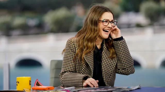 Drew Barrymore’s Dog Interrupts Interview With Jeremy Renner