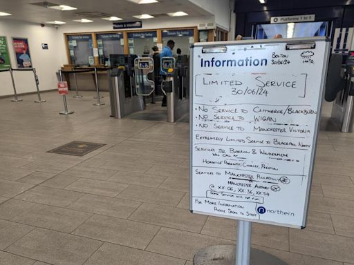 No trains to Manchester for hours after cancellations on Ironman Sunday