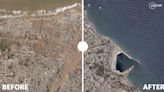 Libya floods: Startling before and after pictures - ‘It’s like doomsday’
