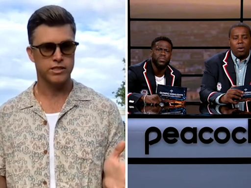 Watch Colin Jost explain why he's in Tahiti covering Olympic surfing in this 'Olympic Highlights with Kevin Hart & Kenan Thompson' exclusive clip