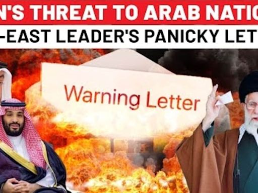 Amid Panic Over Iran Threat To USA's Arab Allies, Mid-East Leader's Urgent Letter To Biden | Israel