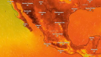 Meteorológico Nacional alerta por lluvias intensas, torbellinos y temperaturas de hasta 45 grados hoy 11 de junio