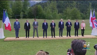 President Joe Biden joined by other politicians and world leaders at G7 Summit in Germany