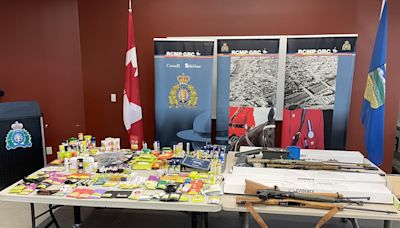 Valuable hockey cards, weapons seized in Red Deer RCMP bust