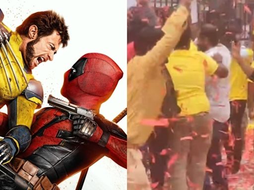 Hugh Jackman shares wild video of Hyderabadis celebrating Deadpool and Wolverine's release. Watch