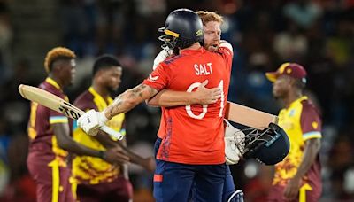 ICC Men's T20 WC'24: Salt, Bairstow Shine in England's 8-Wicket Win Over WI