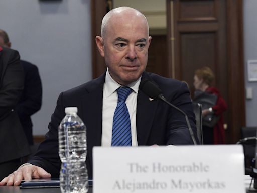 Alejandro Mayorkas praises Biden for securing US-Mexico border