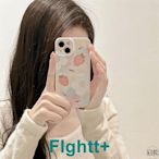 FIghtt+菲林 殼 草莓花朵 iPhone14 手機殼 蘋果 13 promax 防摔 硬殼 12 粉色 11