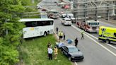 Charter buses wreck on I-85