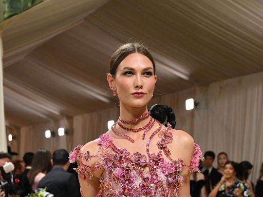 Karlie Kloss Wore a Dress Covered in 240,500 Crystals to the 2024 Met Gala