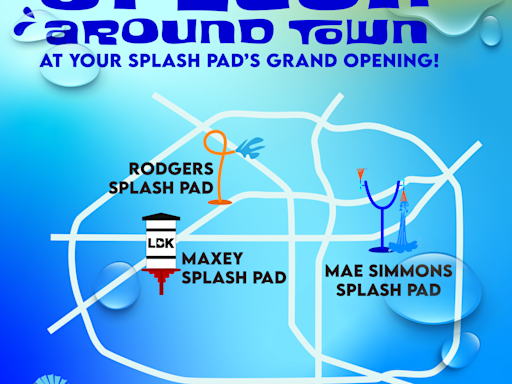 Lubbock's 3 new splash pads open Monday: Here are the details
