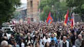 Armenians throng center of the capital to demand the prime minister's resignation