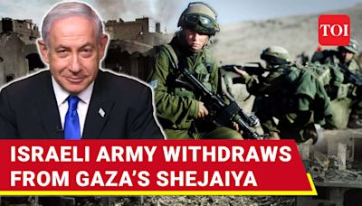 Israeli Army Withdraws From Gaza City's Shejaiya Neighbourhood After Weeks Of Fighting | Watch | International - Times of India Videos