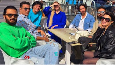 Housefull 5: Akshay Kumar enjoys day out with Riteish Deshmukh, Abhishek Bachchan, Chunky Panday and more; fan says ‘Mamma miaa is back’