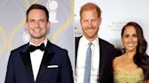 Patrick J. Adams Gives Cheeky Nod to Meghan Markle and Prince Harry After 'Suits' Streaming Resurgence