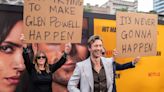 Glen Powell gets trolled by his parents at a screening of ‘Hit Man’