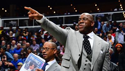 Magic Johnson Reacts To The Lakers Drafting Bronny James