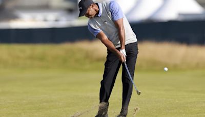 Tiger Woods juega 18 hoyos en Royal Troon, en el que es su último 'major'...este 2024