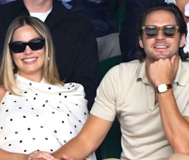 Pregnant Margot Robbie & Hubby Join Bradley Cooper & Gigi Hadid for a Double Date