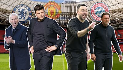 AI picks managers for top clubs with new job for Poch & fight over Zidane
