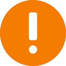 Alert, attention, caution, circle, danger, orange, warning icon ...