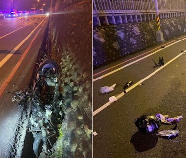 宜蘭死亡事故！機車衝對向車道撞轎車 23歲騎士彈飛傷重亡