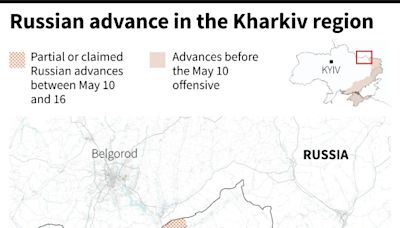 Ukraine says has 'stopped' Russia in Kharkiv, now pushing back