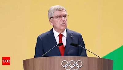 Thomas Bach says IOC neutral after Palestinian call for Israel Olympic ban | Paris Olympics 2024 News - Times of India